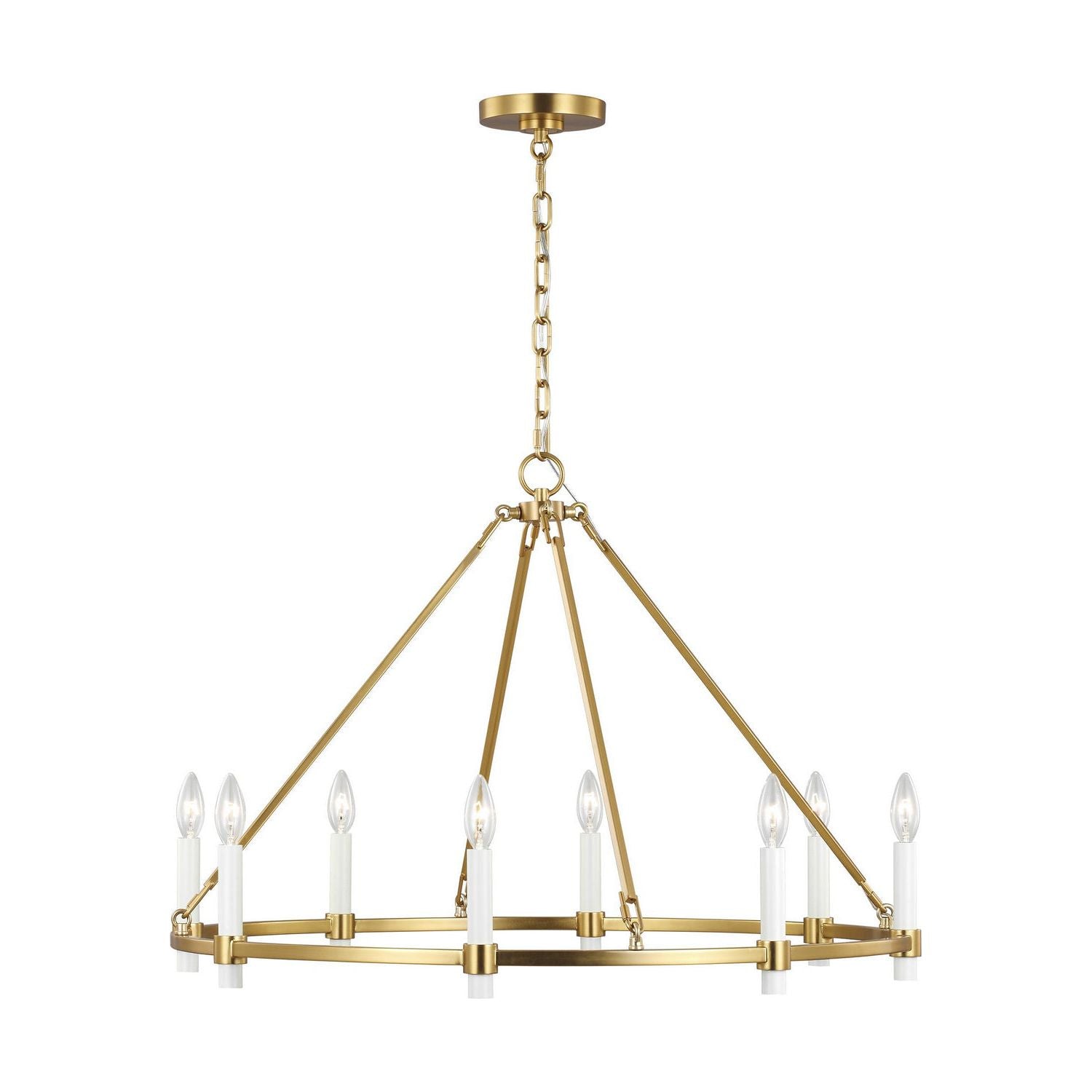 Visual Comfort Studio Canada - CC1458BBS - Eight Light Chandelier - Marston - Burnished Brass