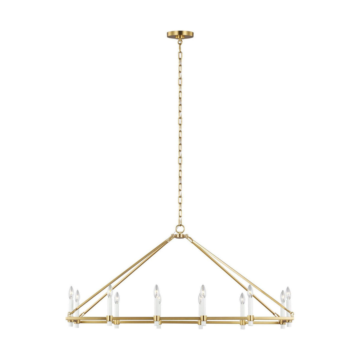 Visual Comfort Studio Canada - CC14612BBS - 12 Light Linear Chandelier - Marston - Burnished Brass