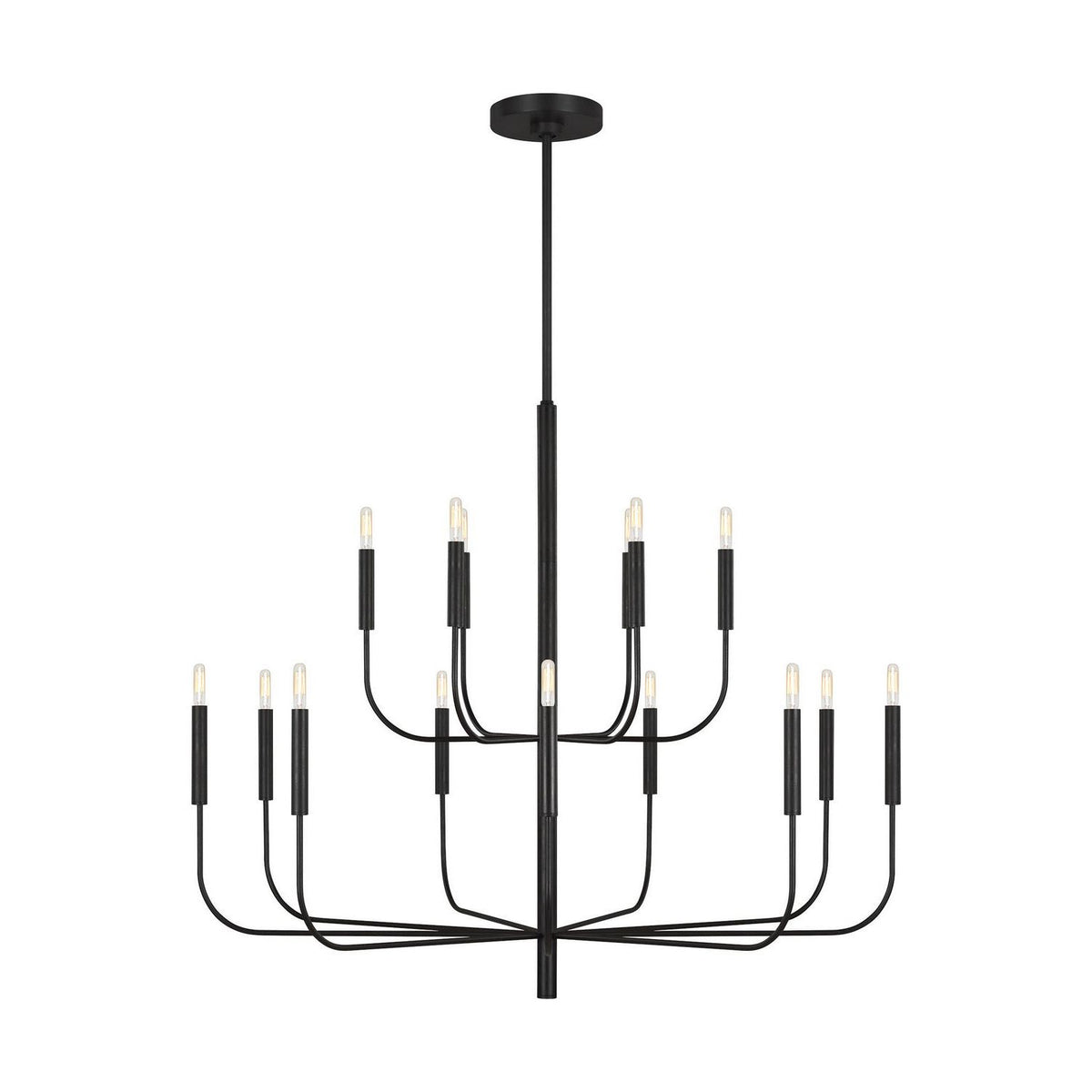 Visual Comfort Studio Canada - EC10015AI - 15 Light Chandelier - Brianna - Aged Iron