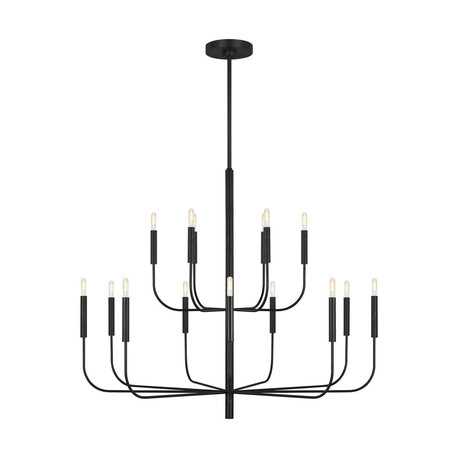 Visual Comfort Studio Canada - EC10015AI - 15 Light Chandelier - Brianna - Aged Iron