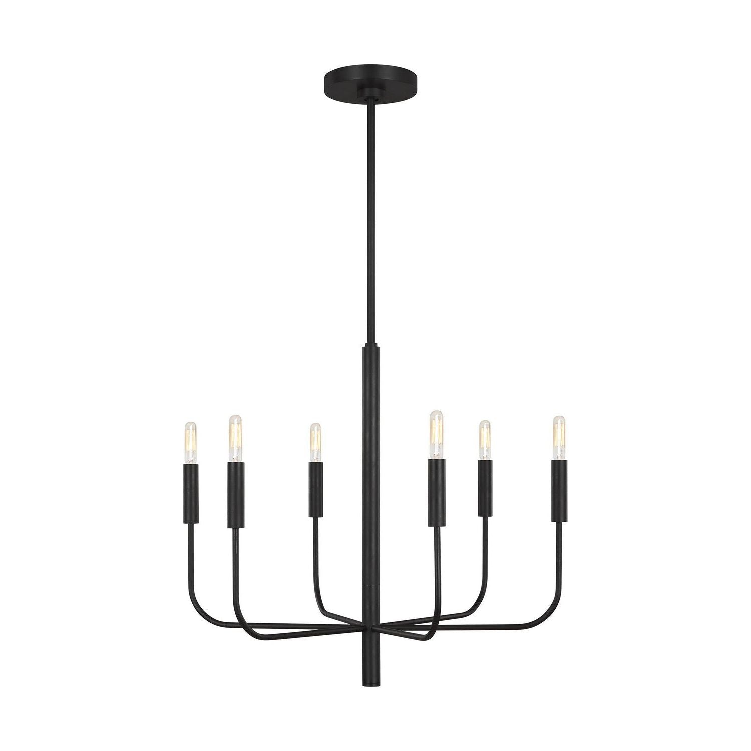 Visual Comfort Studio Canada - EC1006AI - Six Light Chandelier - Brianna - Aged Iron