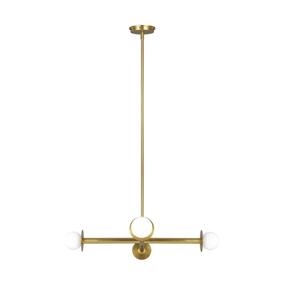 Visual Comfort Studio Canada - KC1064BBS - Four Light Chandelier - Nodes - Burnished Brass