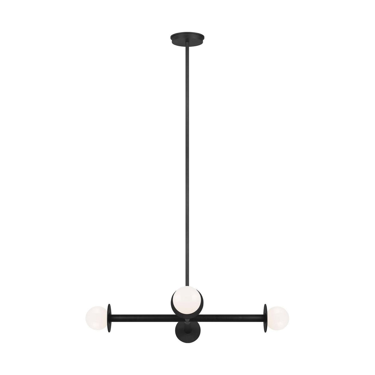 Visual Comfort Studio Canada - KC1064MBK - Four Light Chandelier - Nodes - Midnight Black