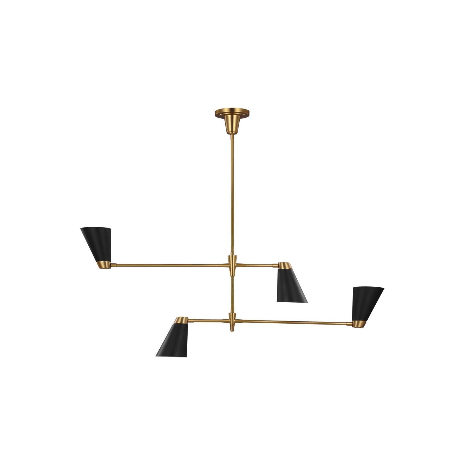 Visual Comfort Studio Canada - TC1104BBS - Four Light Chandelier - Signoret - Burnished Brass