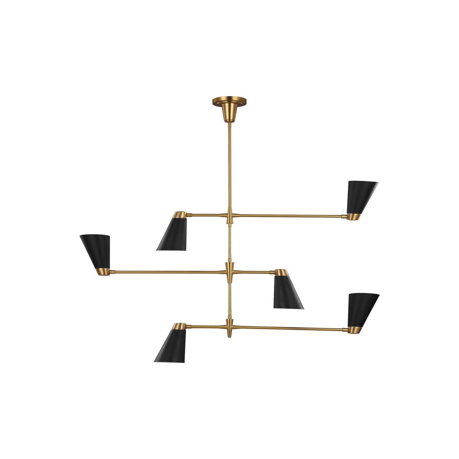 Visual Comfort Studio Canada - TC1116BBS - Six Light Chandelier - Signoret - Burnished Brass