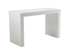 Sunpan 112711 Faro Counter Table in High Gloss White