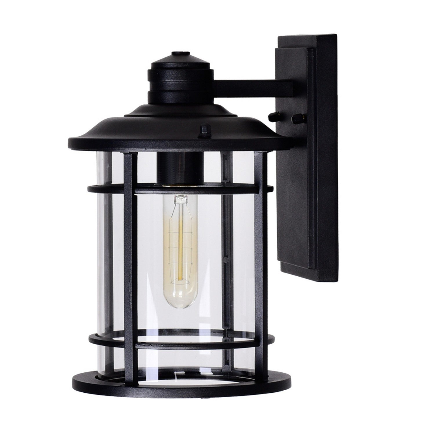 CWI Lighting Canada - 0096W7-1-101 - One Light Outdoor Wall Lantern - Belmont - Black