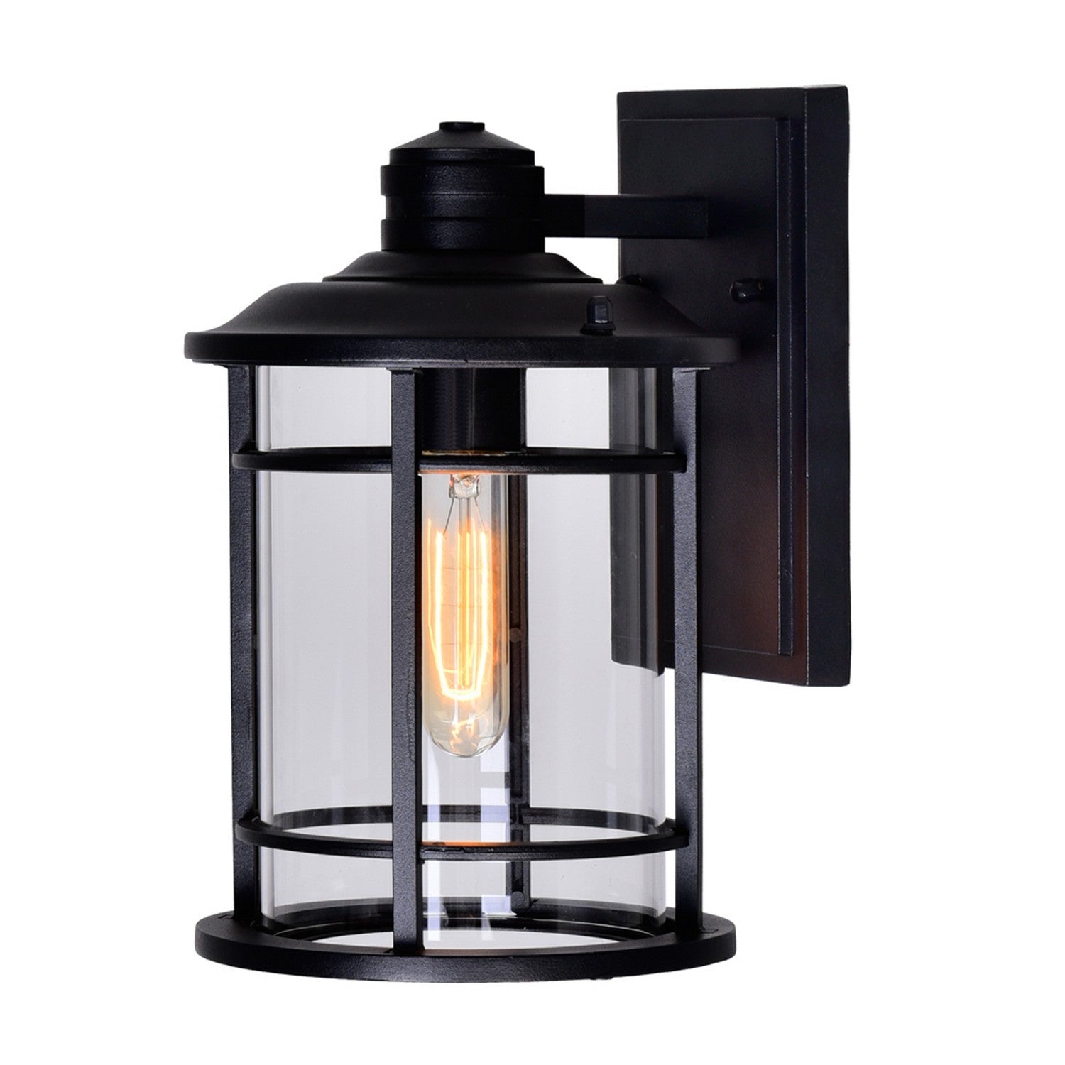 CWI Lighting Canada - 0096W7-1-101 - One Light Outdoor Wall Lantern - Belmont - Black