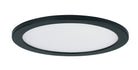 Maxim Lighting 58736WTBK Wafer Round LED Flush Mount in Black