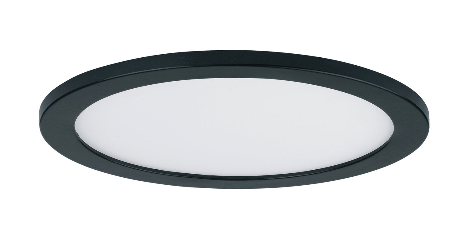 Maxim Lighting 58736WTBK Wafer Round LED Flush Mount in Black