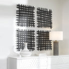 Uttermost - 04293 - Décoration murale - Grille - Noir mat