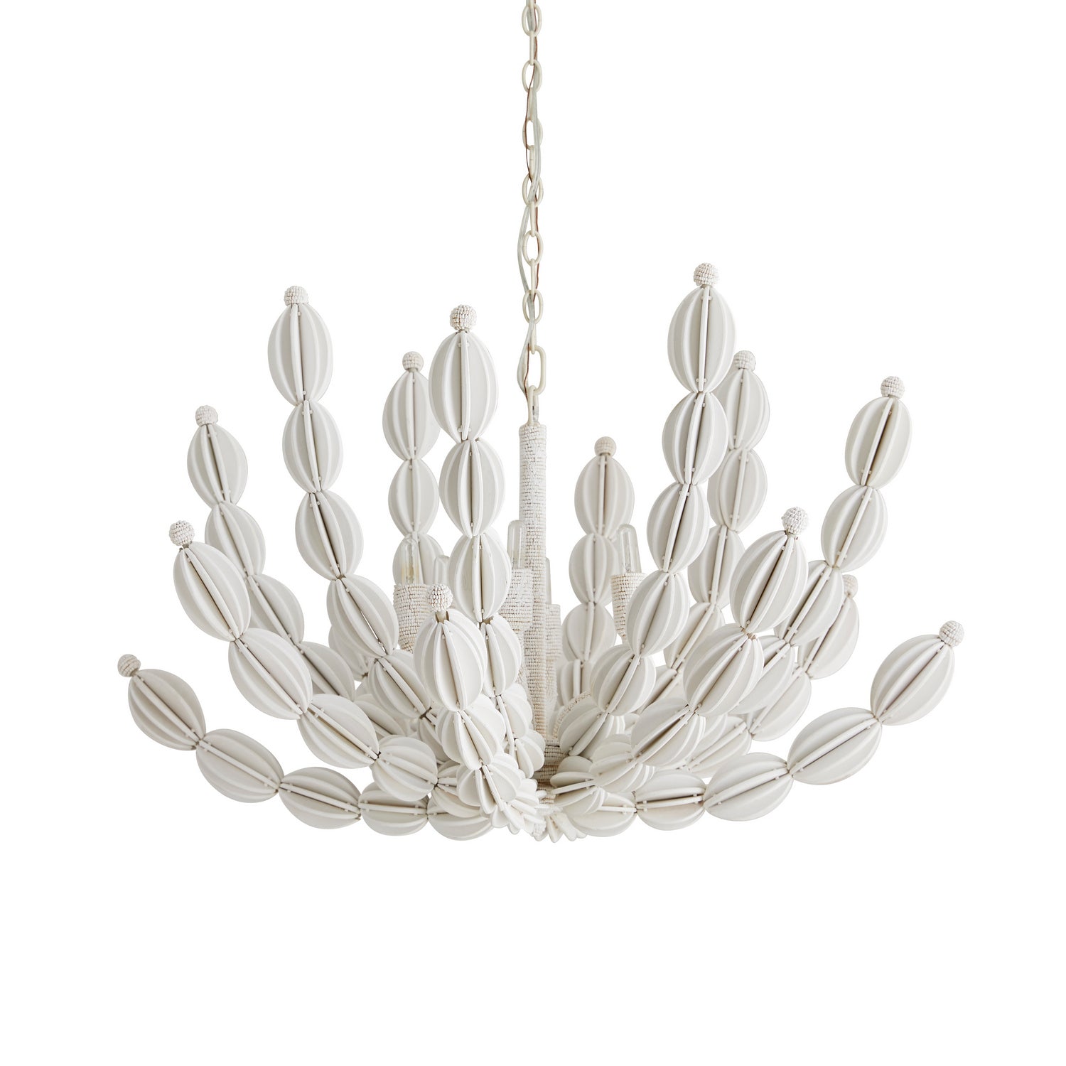 Arteriors - 85021 - Six Lumières Suspendu - Indi - Blanc