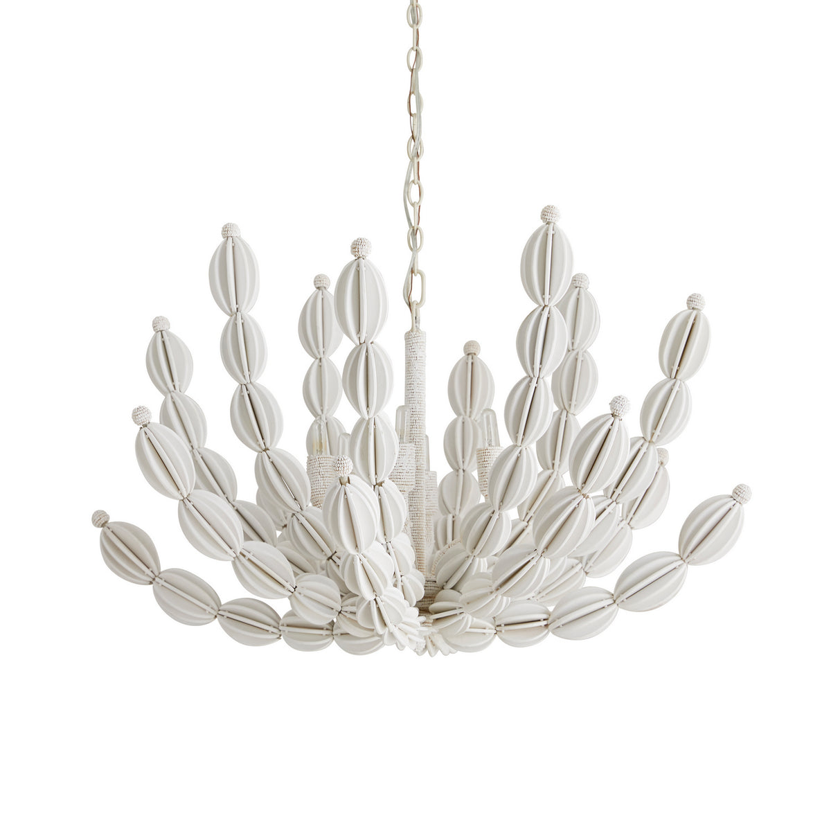 Arteriors - 85021 - Six Lumières Suspendu - Indi - Blanc