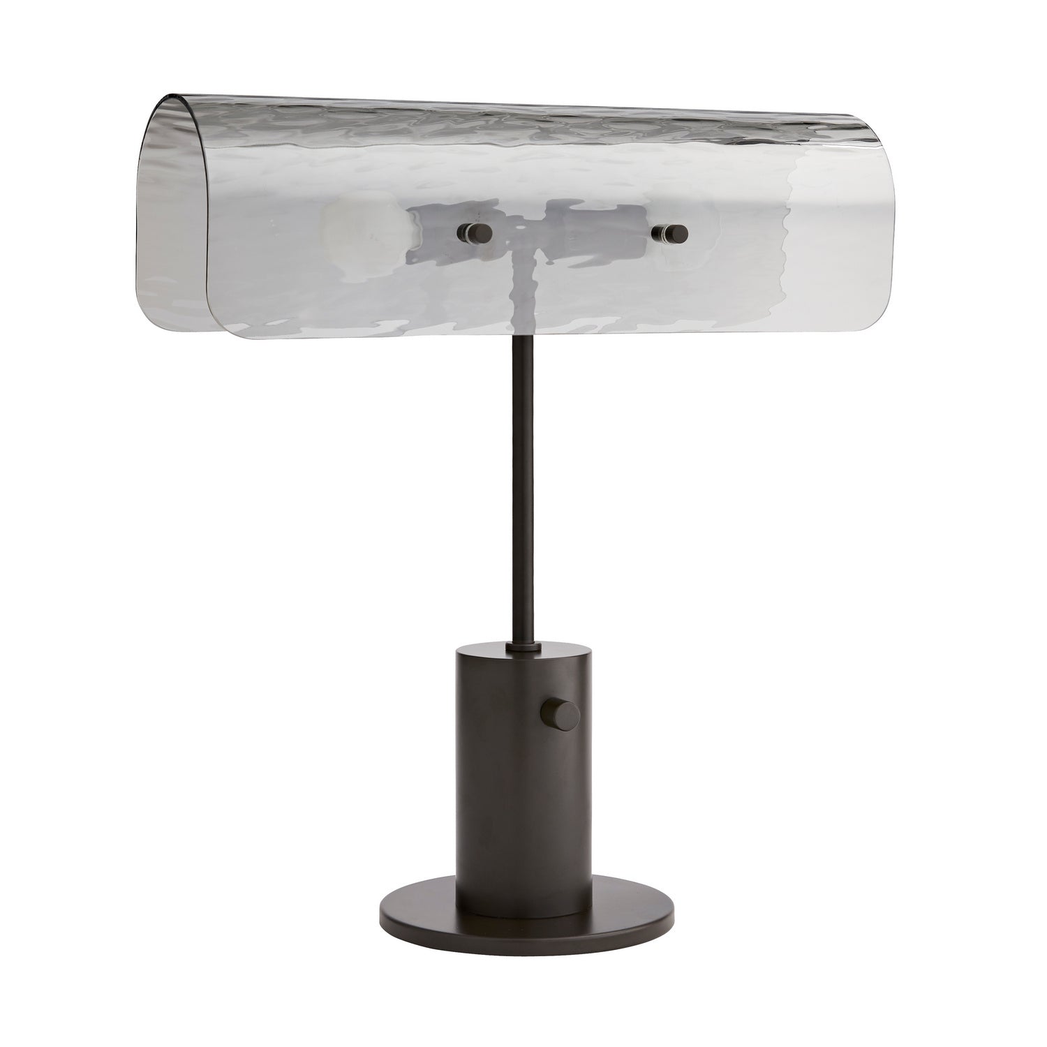Arteriors - DA49010 - Lampe à deux lumières - Courbe - Fumée