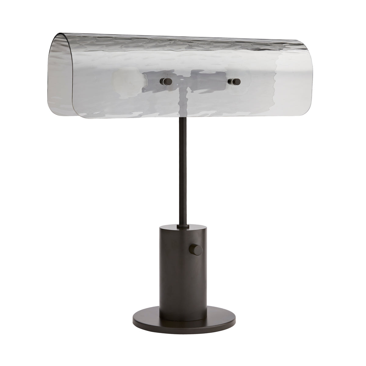 Arteriors - DA49010 - Lampe à deux lumières - Courbe - Fumée