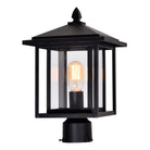 CWI Lighting Canada - 0417PT9-1-101 - Tête de lanterne extérieure à une lumière - Crawford - Noir