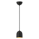 Maxim Lighting 11480BKGLD Tova Pendant in Black / Gold