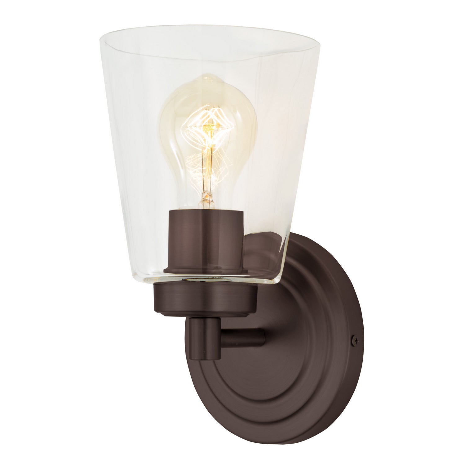 JVI Designs - 461-08 - One Light Wall Sconce - Wilshire - Oil Rubbed Bronze