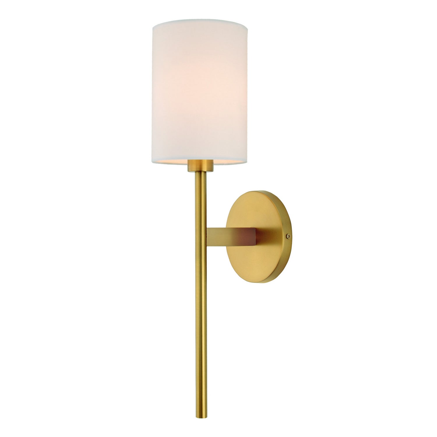JVI Designs - 535-10 - One Light Wall Sconce - Larchmont - Satin Brass