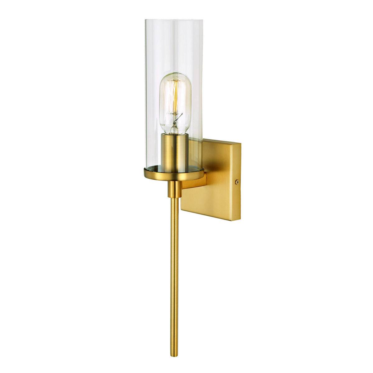 JVI Designs - 537-10 - One Light Wall Sconce - Kent - Satin Brass