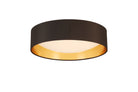 Eglo Canada - 204721A - Plafonnier LED - Orme - Noir/Or
