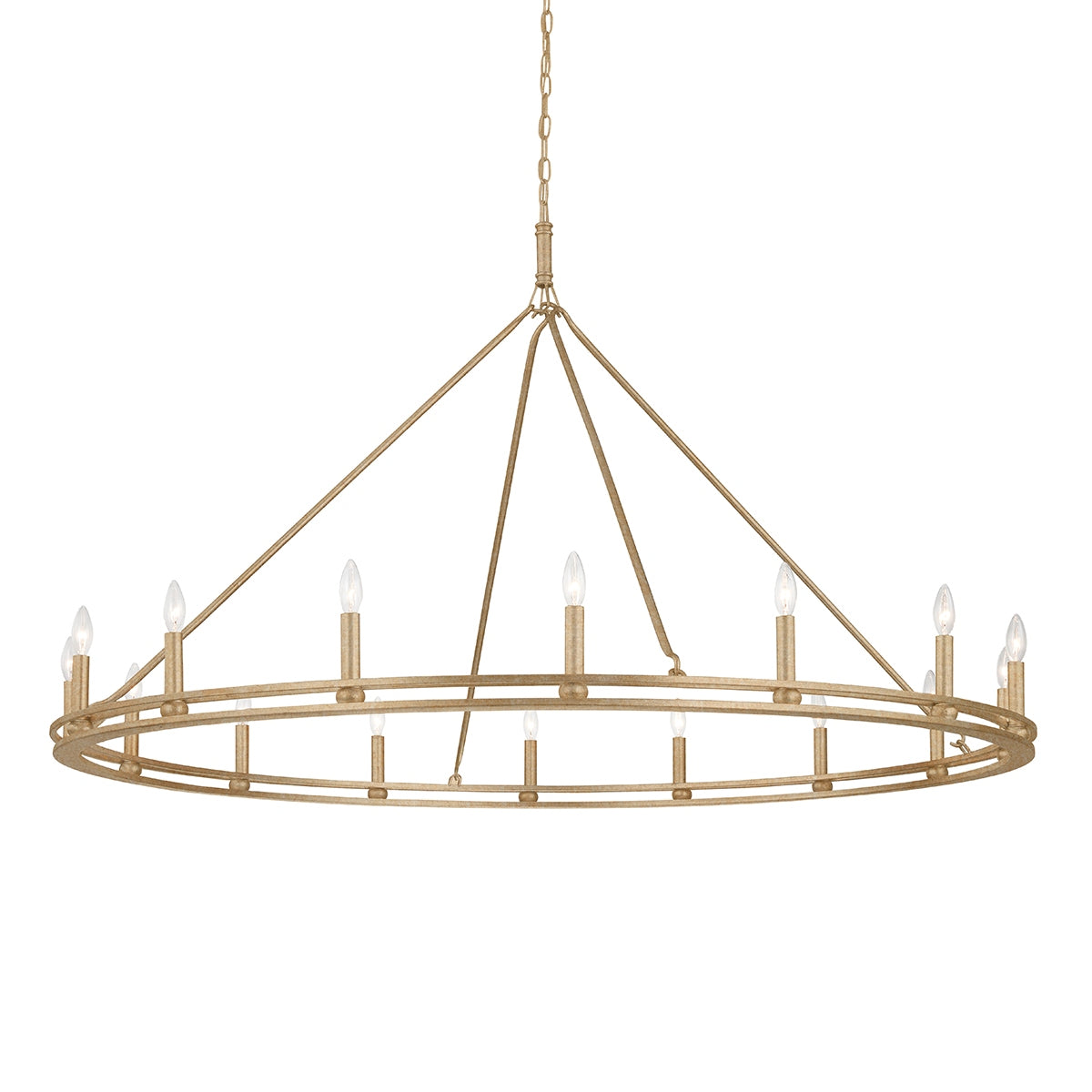 Troy Lighting Canada - F6244-CPL - 16 Light Chandelier - Sutton - Champagne Silver Leaf