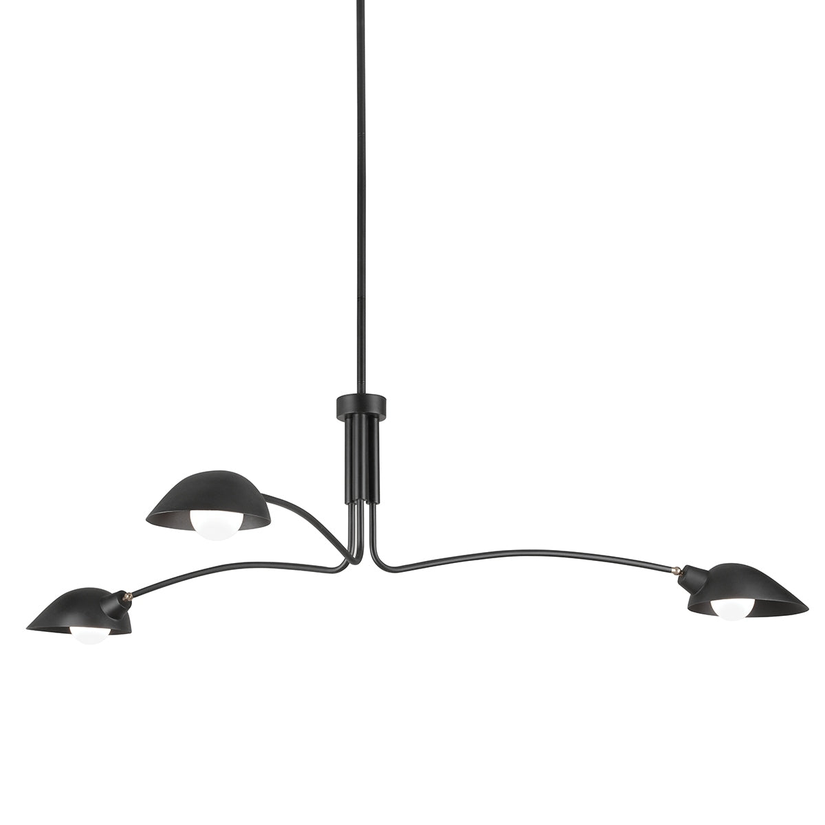 Troy Lighting Canada - F7813-SBK - Trois lampes Suspendu - Leo - Noir doux