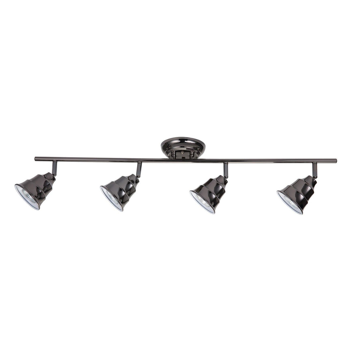 Eglo Canada - 201271A - Four Light Track - Industrial - Black Chrome