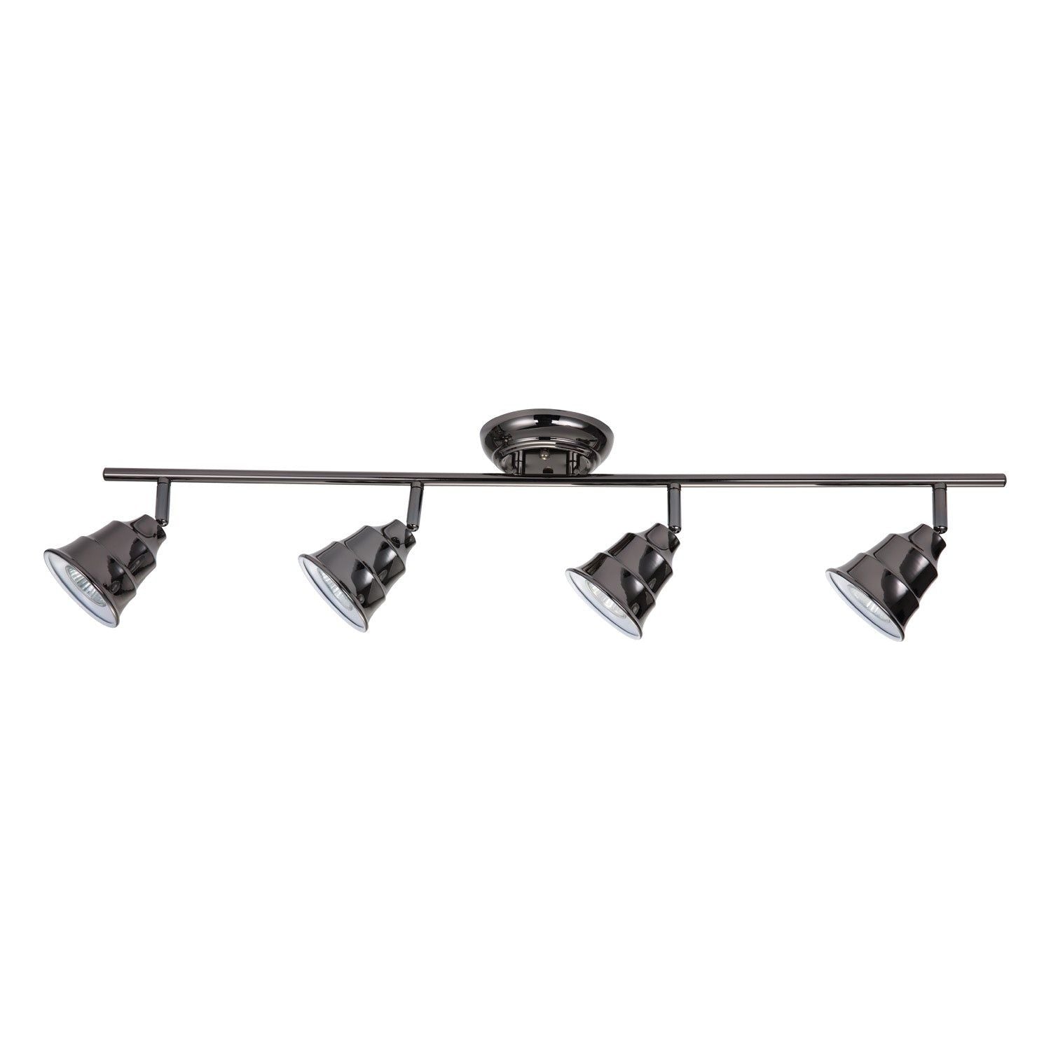 Eglo Canada - 201271A - Four Light Track - Industrial - Black Chrome