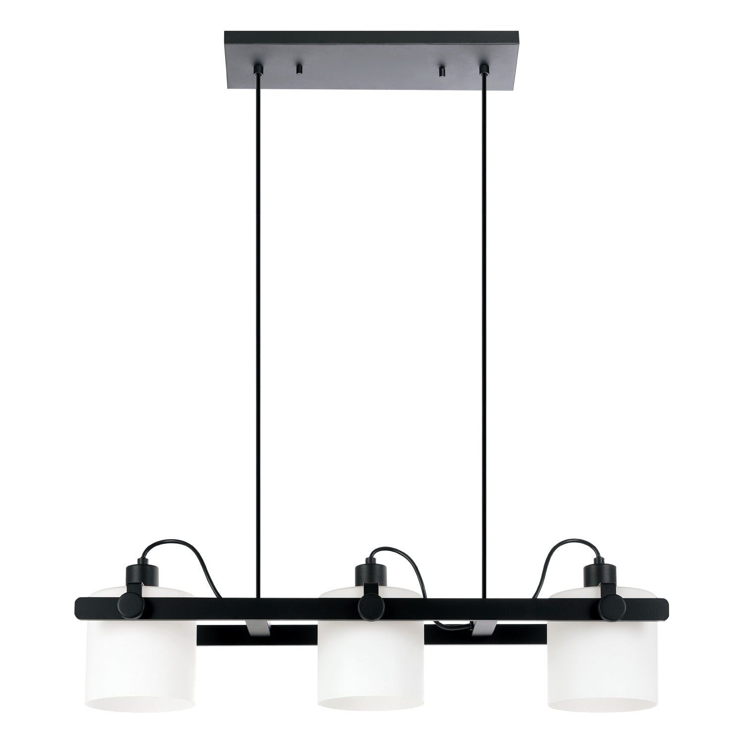 Eglo Canada - 204941A - Three Light Suspension - Drummond - Black