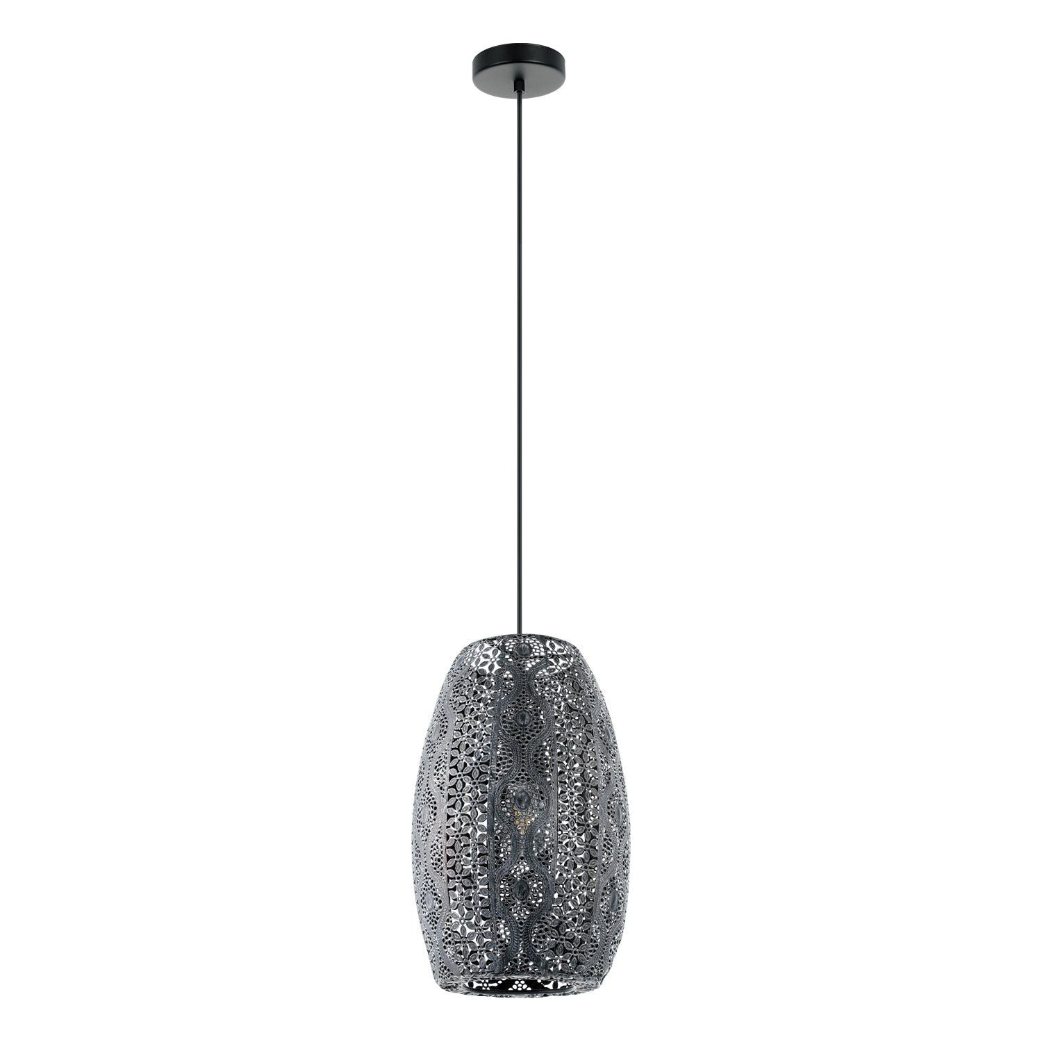 Eglo Canada - 43391A - One Light Suspension - Riyadh - Black