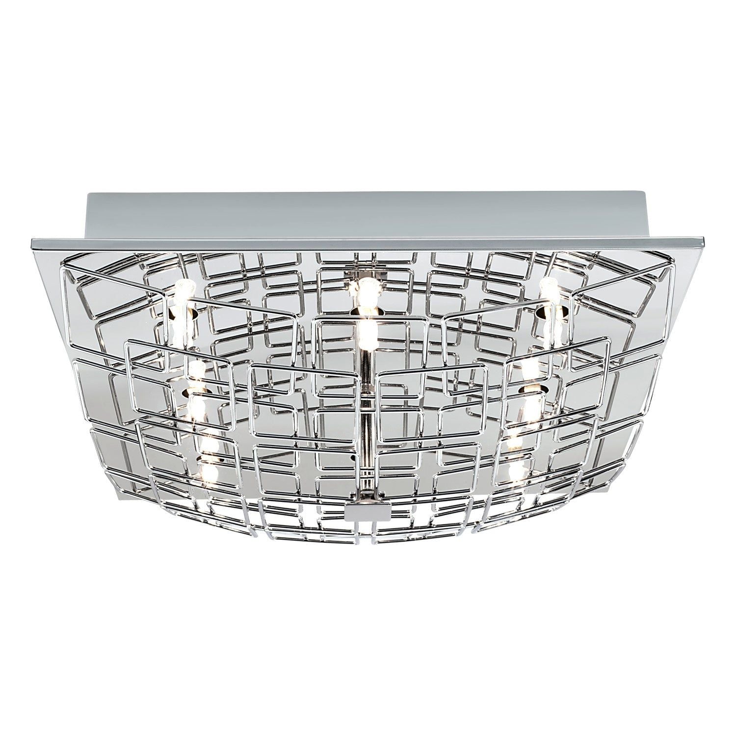 Eglo Canada - 91491A - Eight Light Ceiling Mount - Cromer 1 - Chrome