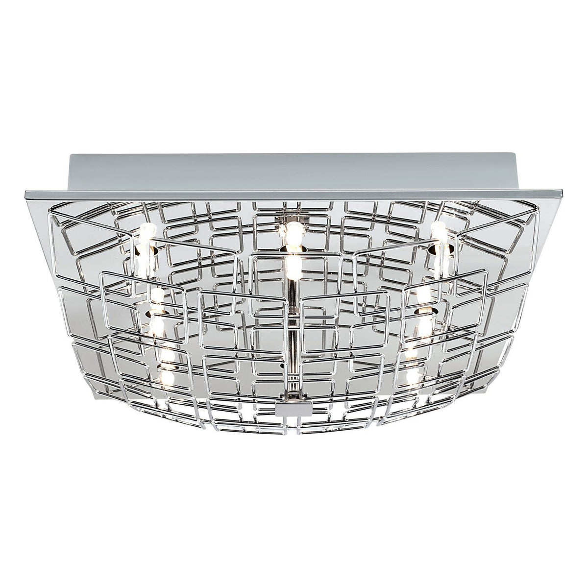 Eglo Canada - 91491A - Eight Light Ceiling Mount - Cromer 1 - Chrome