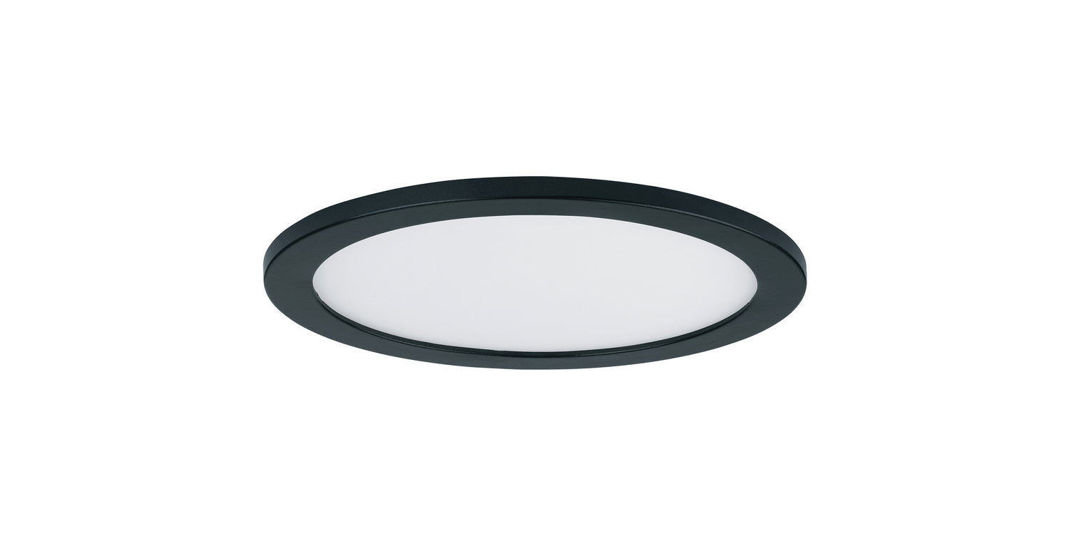 Maxim Lighting 58710WTBK Wafer Round LED Flush Mount in Black