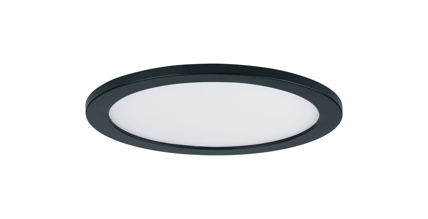 Maxim Lighting 58712WTBK Wafer Round LED Flush Mount in Black