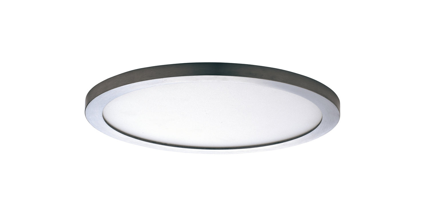 Maxim Lighting 58712WTSN Wafer Round LED Flush Mount in Satin Nickel