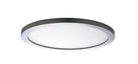 Maxim Lighting 58714WTSN Wafer Round LED Flush Mount in Satin Nickel