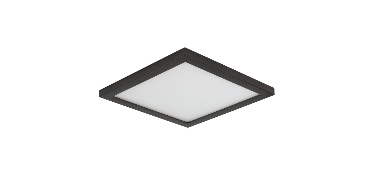 Maxim Lighting 58720WTBZ Wafer Square LED Flush Mount in Bronze