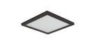 Maxim Lighting 58722WTBZ Wafer Square LED Flush Mount in Bronze