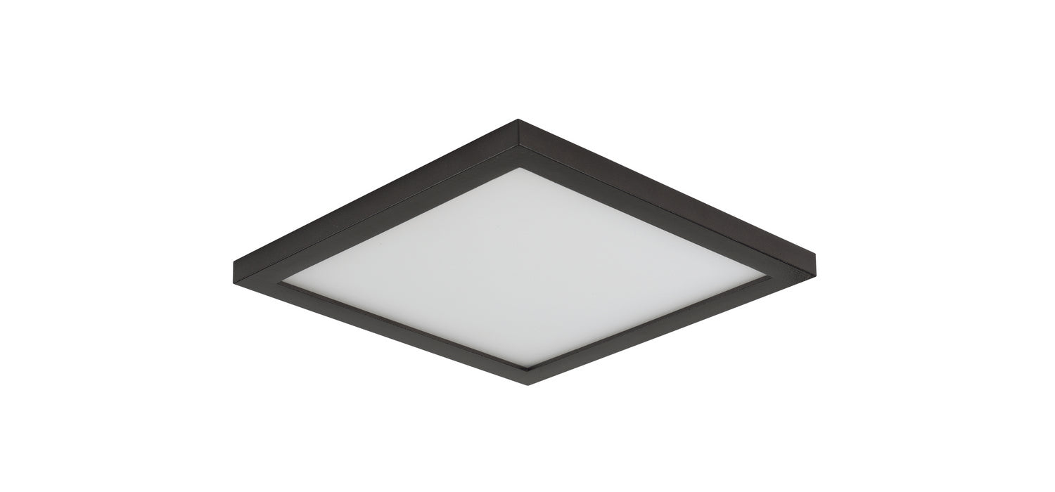 Maxim Lighting 58722WTBZ Wafer Square LED Flush Mount in Bronze
