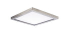 Maxim Lighting 58724WTSN Wafer Square LED Flush Mount in Satin Nickel