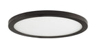 Maxim Lighting 58736WTBZ Wafer Round LED Flush Mount in Bronze