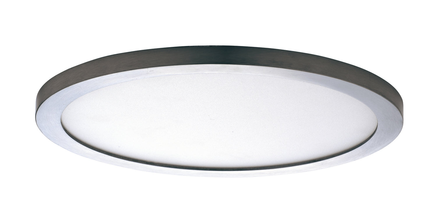 Maxim Lighting 58736WTSN Wafer Round LED Flush Mount in Satin Nickel