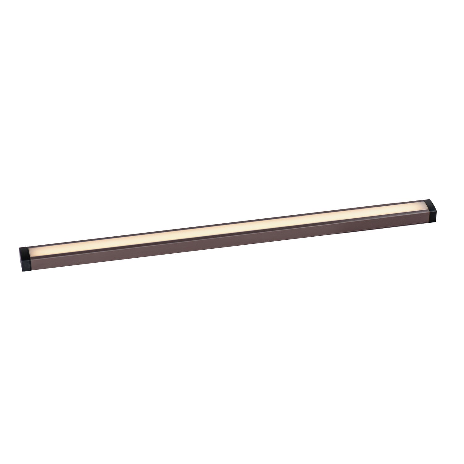 Applique murale mince 120 V à enfiler sous un meuble, modèle CounterMax 88953BZ de Maxim Lighting, couleur bronze.