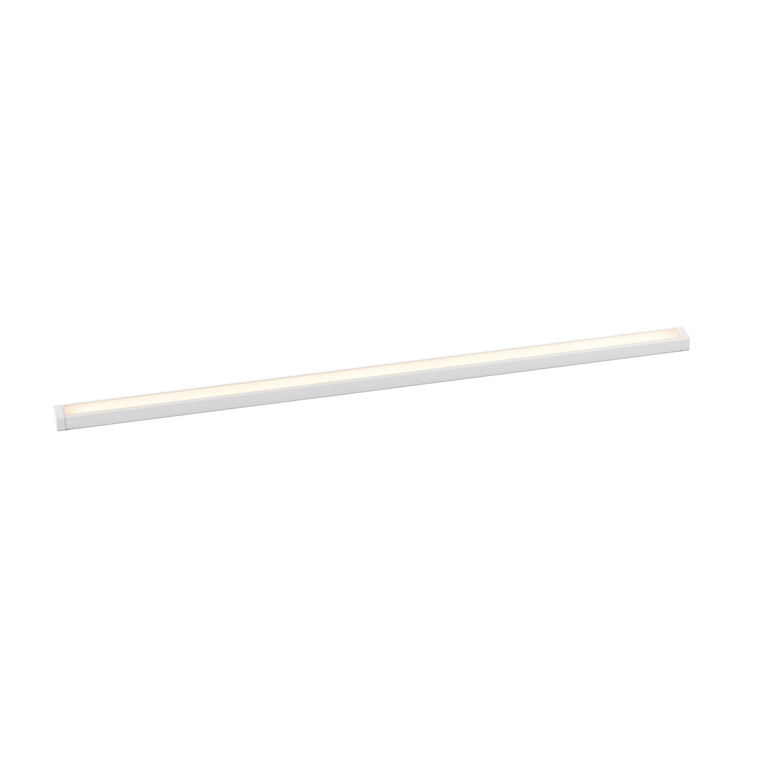 Luminaire encastré mince CounterMax 120 V de Maxim Lighting 88955WT, blanc, à placer sous un meuble.