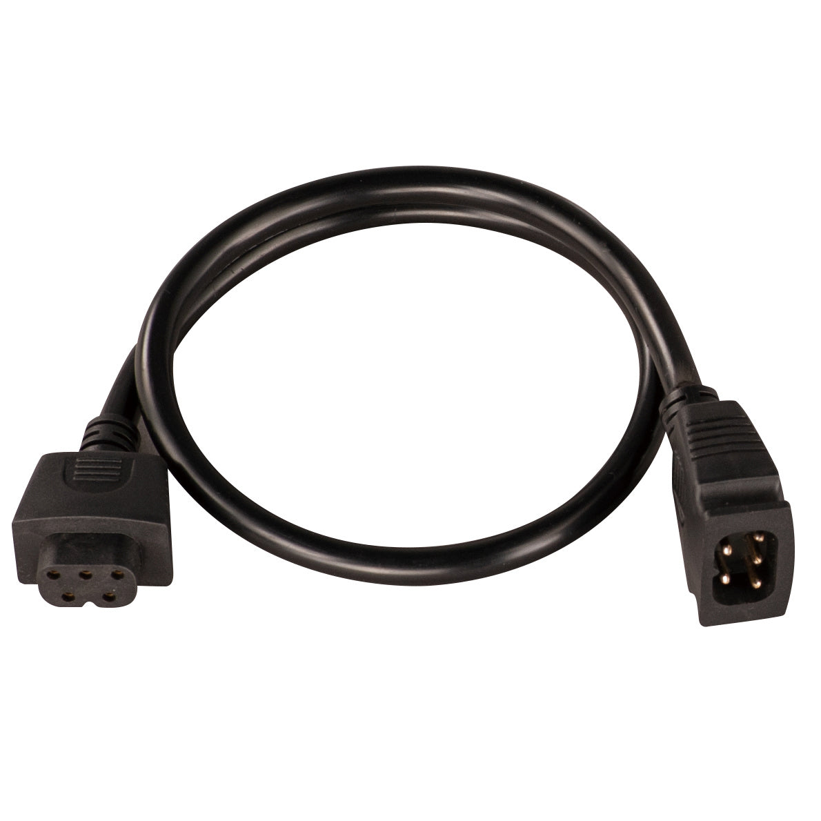 Câble d'interconnexion fin et étroit CounterMax 120 V de Maxim Lighting 88965BK, noir