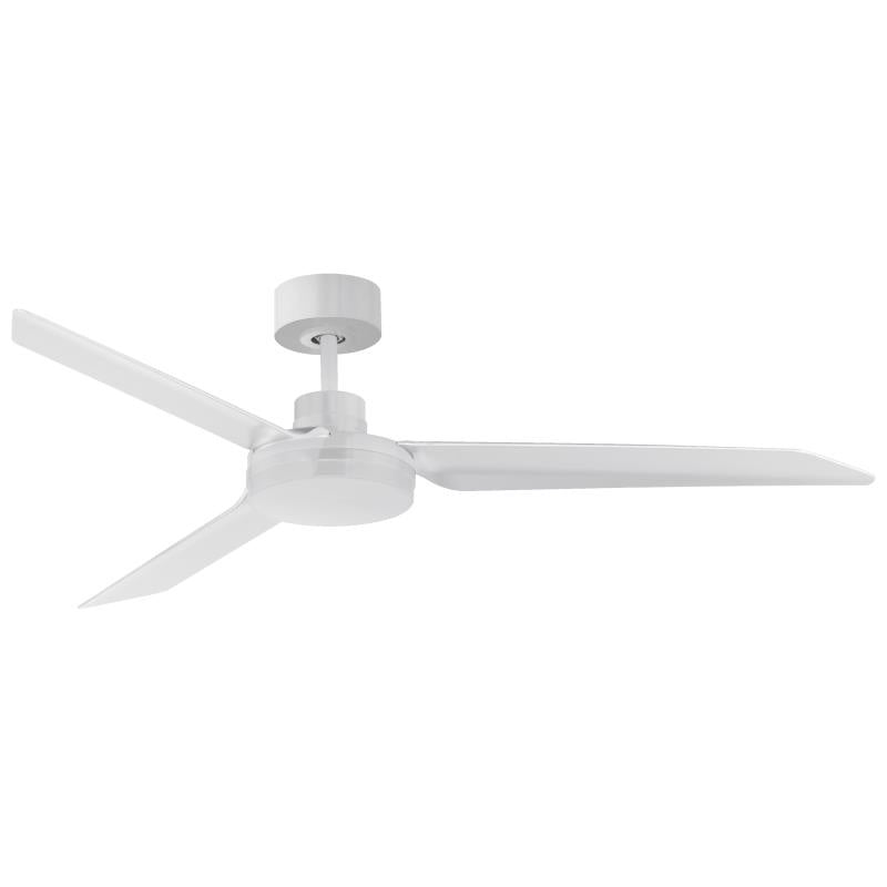 Éclairage Maxim 88807MW Plafond extérieur ultra mince Ventilateur  en blanc mat