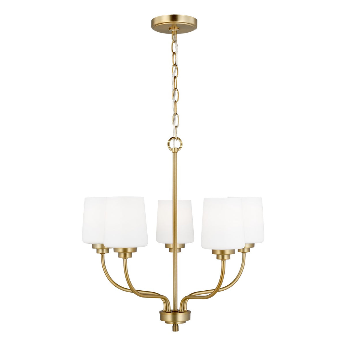 Generation Lighting Canada - 3102805-848 - Five Light Chandelier - Windom - Satin Brass