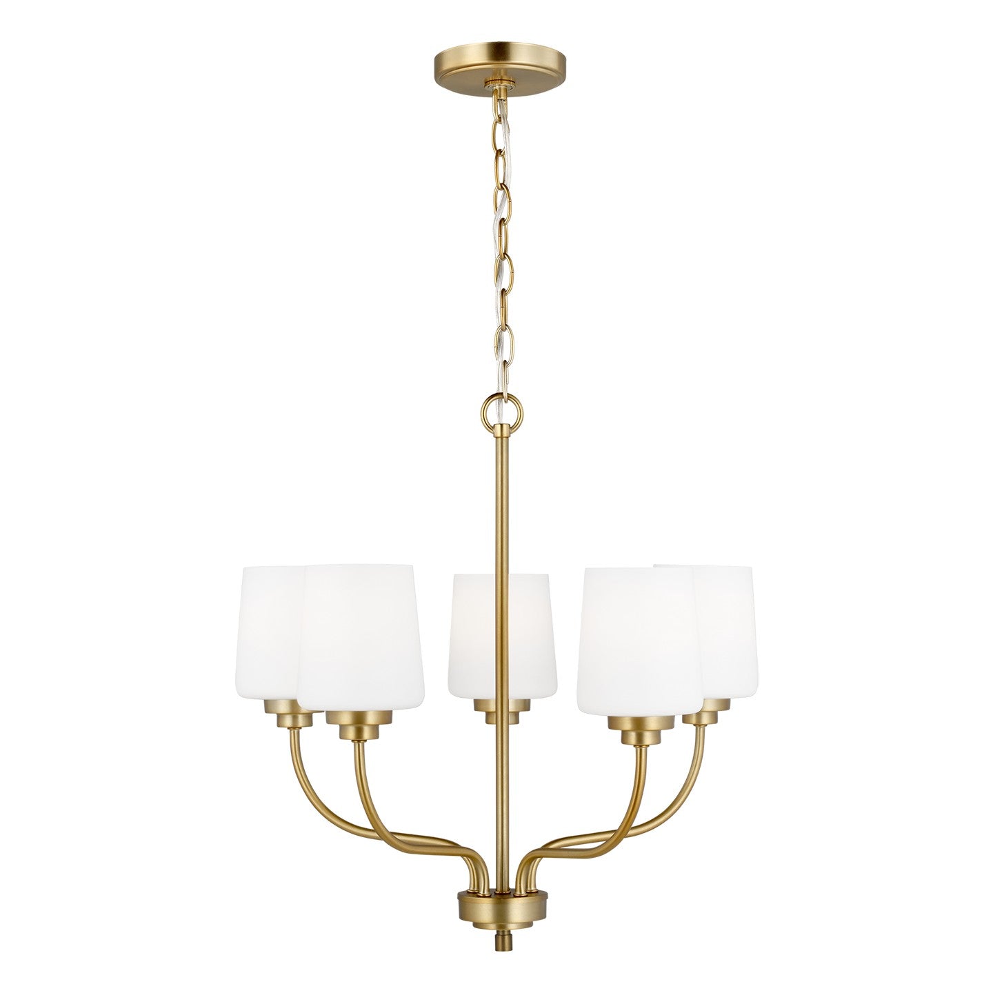 Generation Lighting Canada - 3102805-848 - Five Light Chandelier - Windom - Satin Brass