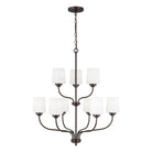 Generation Lighting Canada - 3102809-710 - Nine Light Chandelier - Windom - Bronze